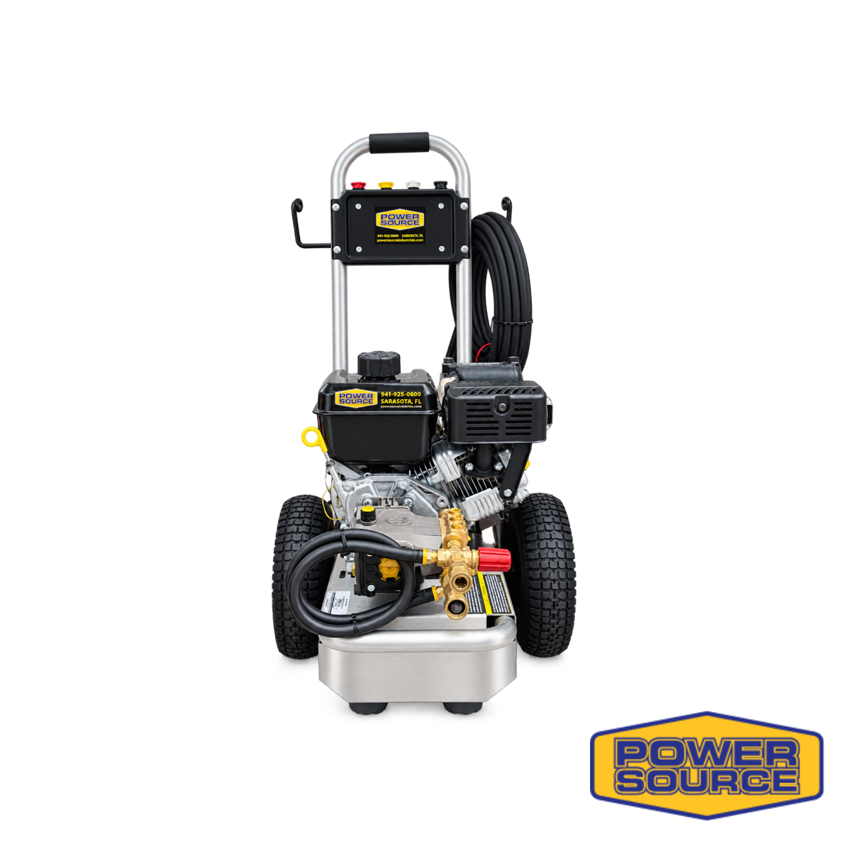2700 PSI- 3.0 GPM Gas Pressure Washer With Vanguard 200 Engine and AR Triplex Pump